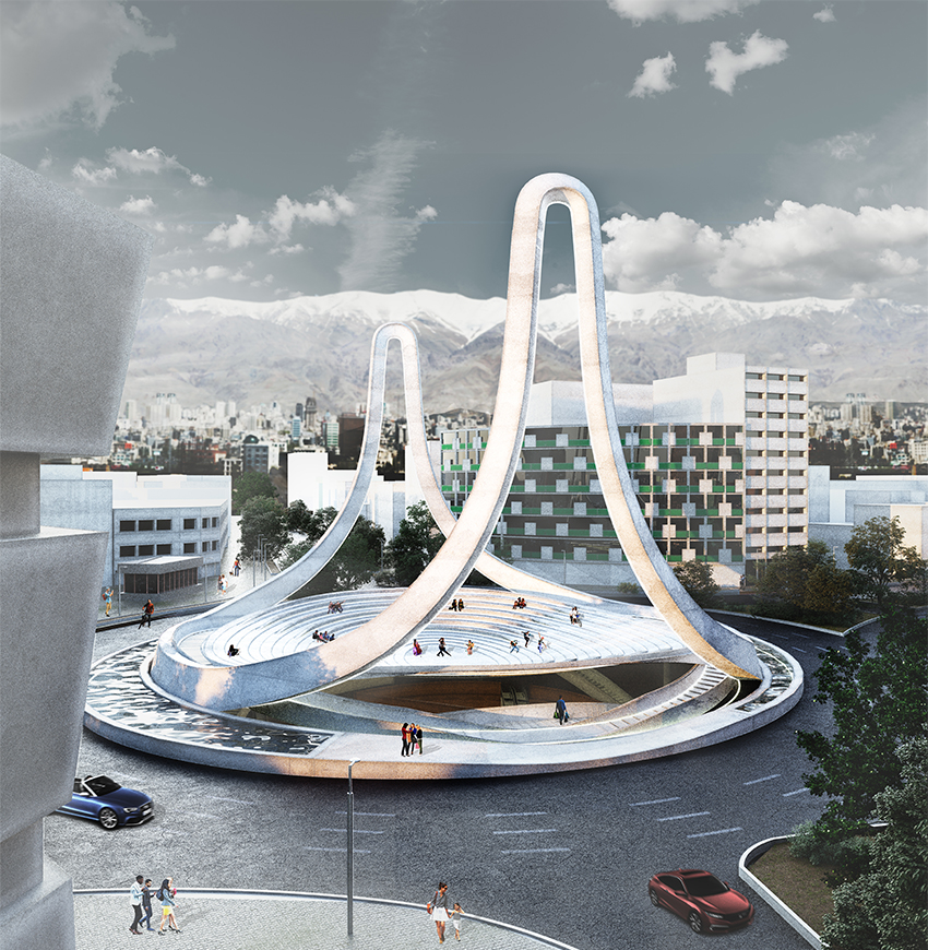 habibeh madjdabadi wins proposal for sweeping monument and public square in tehran