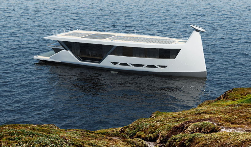 max zhivov draws influence from viking ships to design smart yacht 'drakkar S'