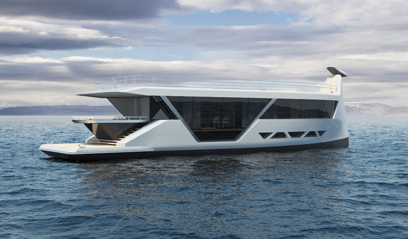 max zhivov draws influence from viking ships to design smart yacht 'drakkar S'