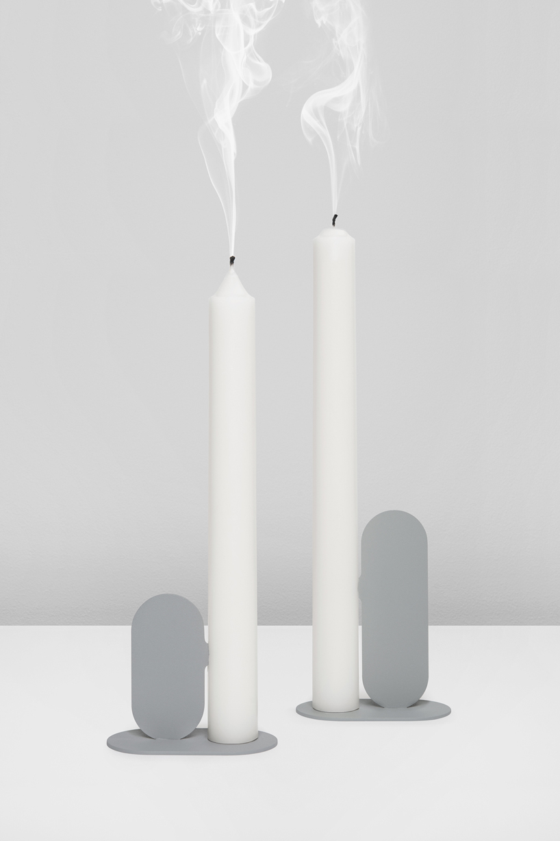 quentin de coster nose candle holder designboom