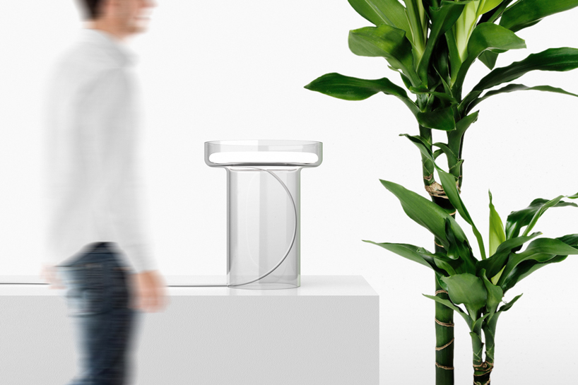 quentin de coster halo light table lamp designboom