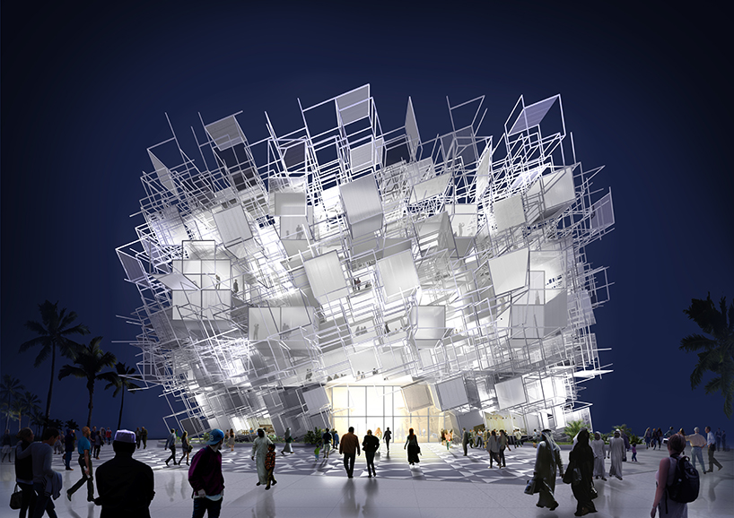 yong ju lee and atelier kj create 'elusive boundary' for korean pavilion at expo 2020 dubai