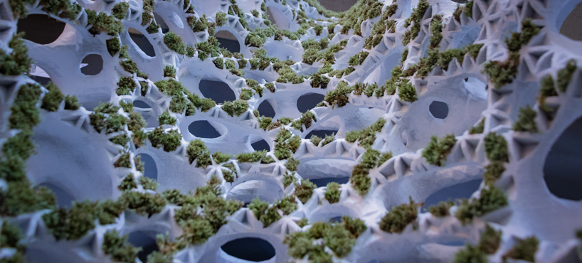 yong ju lee embeds plant life into architecture with 'moss tower' prototype designboom