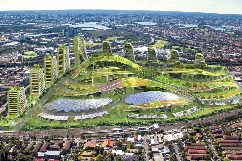 future paddock to market to plate tony owen partners imagines sydney's flemington district as sustainable city of the future designboom