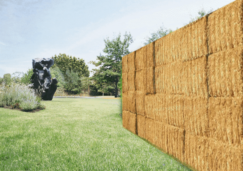 lacoste+stevenson forms sustainable temporary installation for NGV as giant QR code maze 