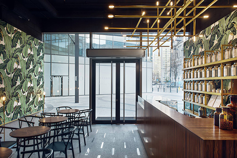 ugo architecture odette tea room patisserie warsaw designboom