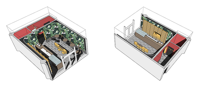 ugo architecture odette tea room patisserie warsaw designboom