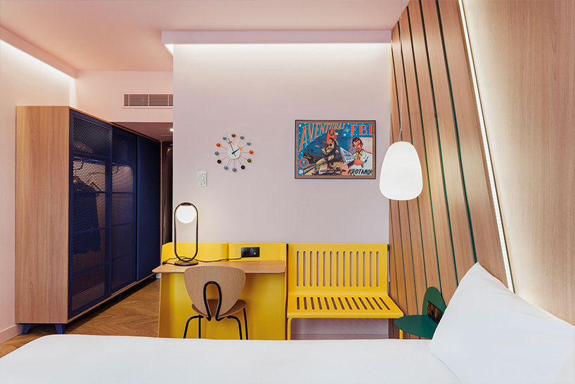 stone designs references spanish comics for madrid hotel interior designboom