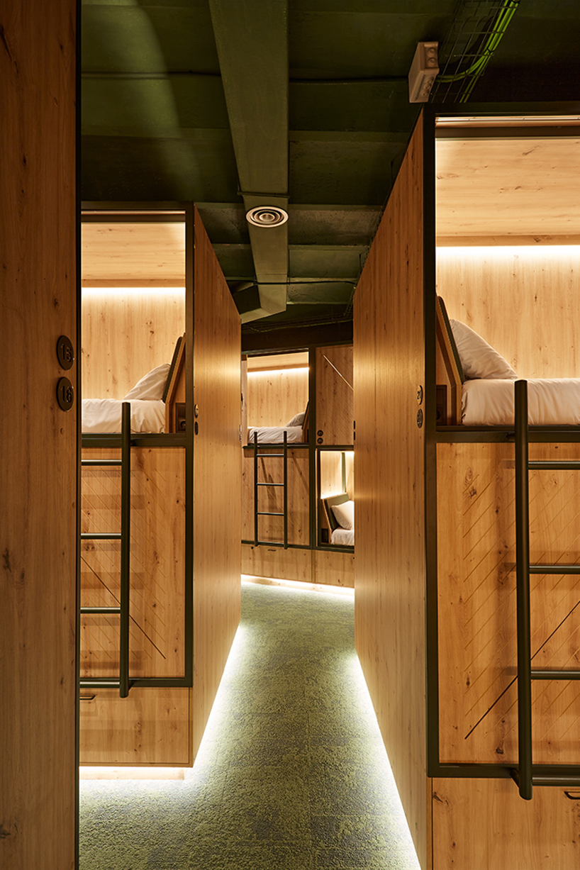 stone designs echoes japanese design concepts for kanso hostel project in madrid