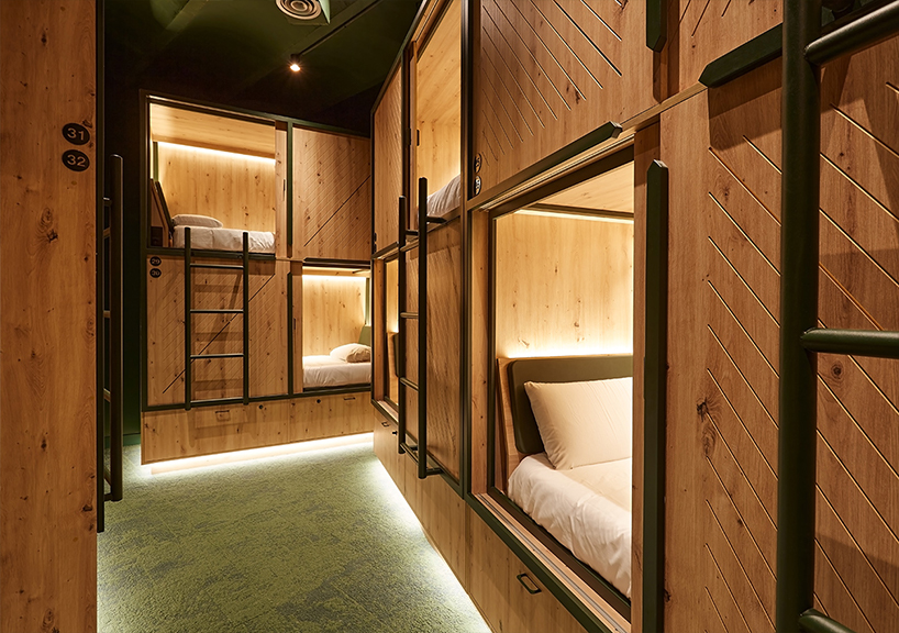 stone designs echoes japanese design concepts for kanso hostel project in madrid