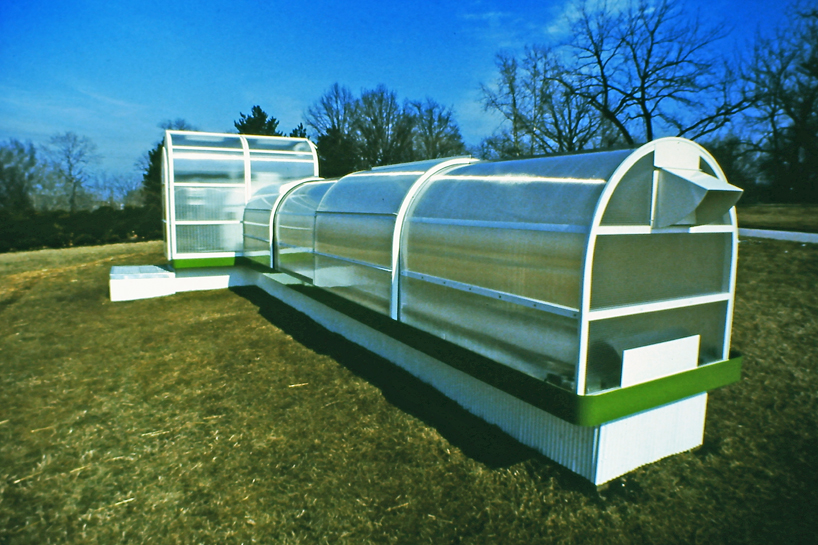 michael jantzen's experimental greenhouse from 1986 designboom