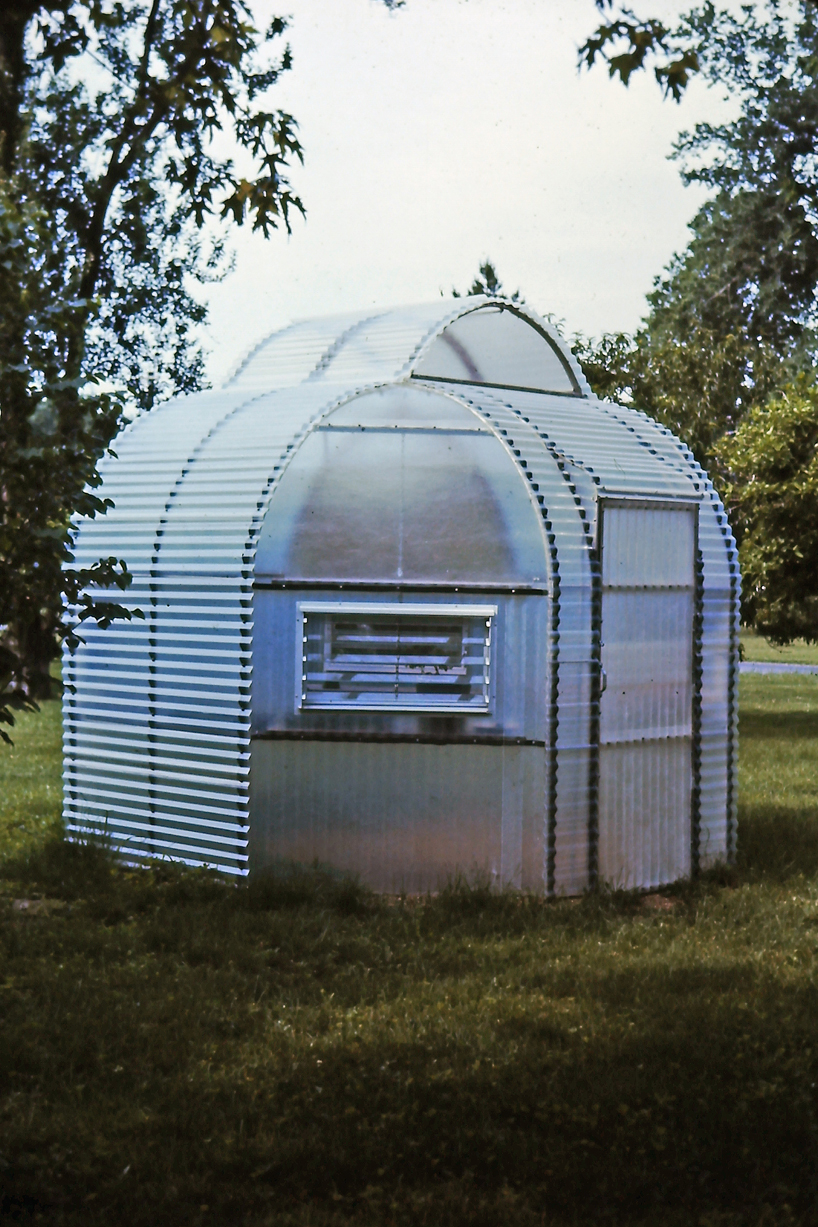 michael jantzen unveils a series of experimental greenhouses from 1972 to 1980
