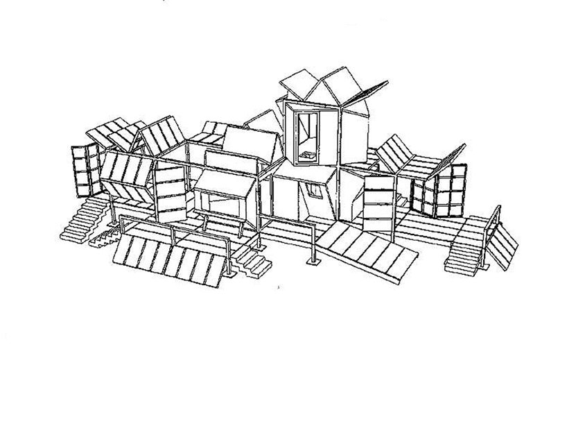 michael jantzen's m-house is a radical retreat with multiple configurations designboom