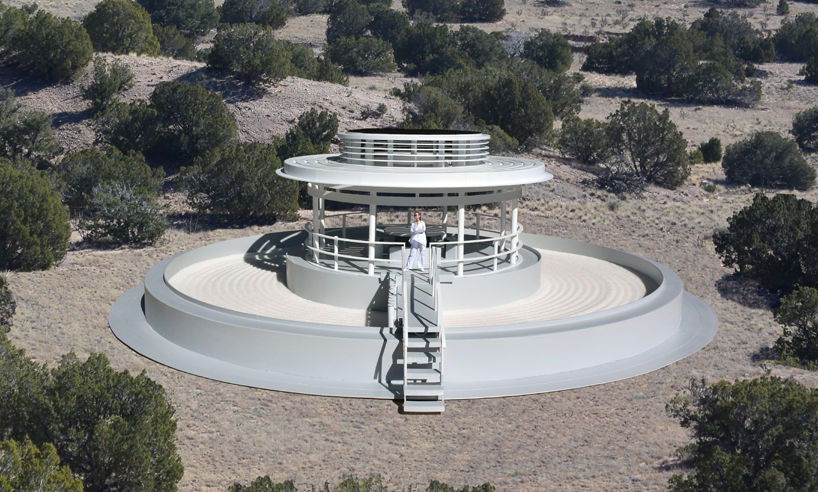 the interactive circular pattern forming pavilion 2