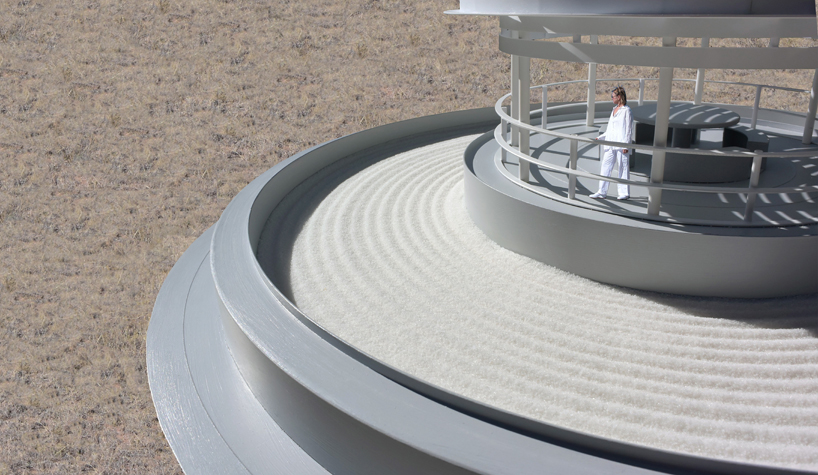 the interactive circular pattern forming pavilion 3