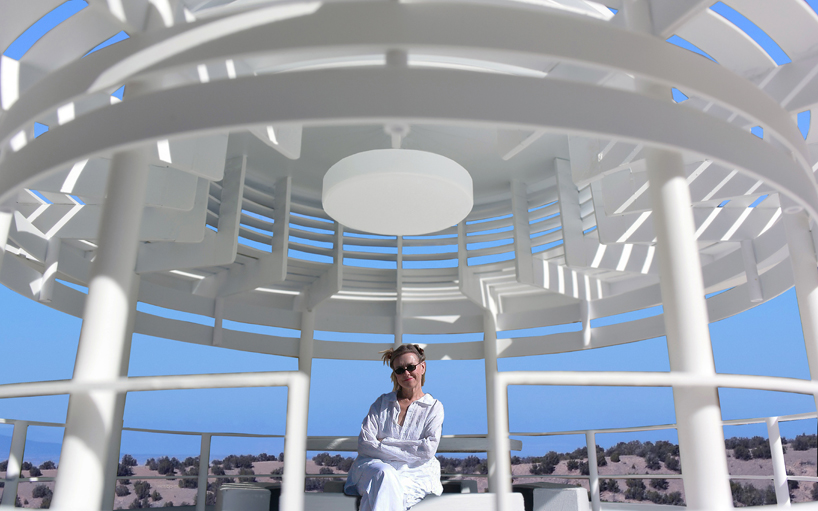 the interactive circular pattern forming pavilion 7