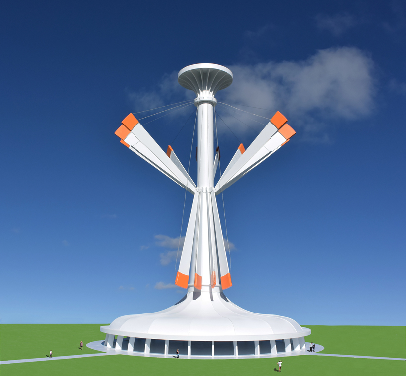 the solar and gravity powered art and science pavilion 10