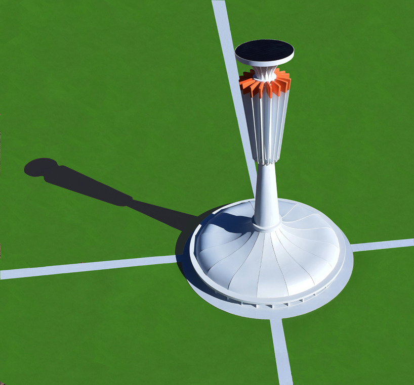 the solar and gravity powered art and science pavilion 11