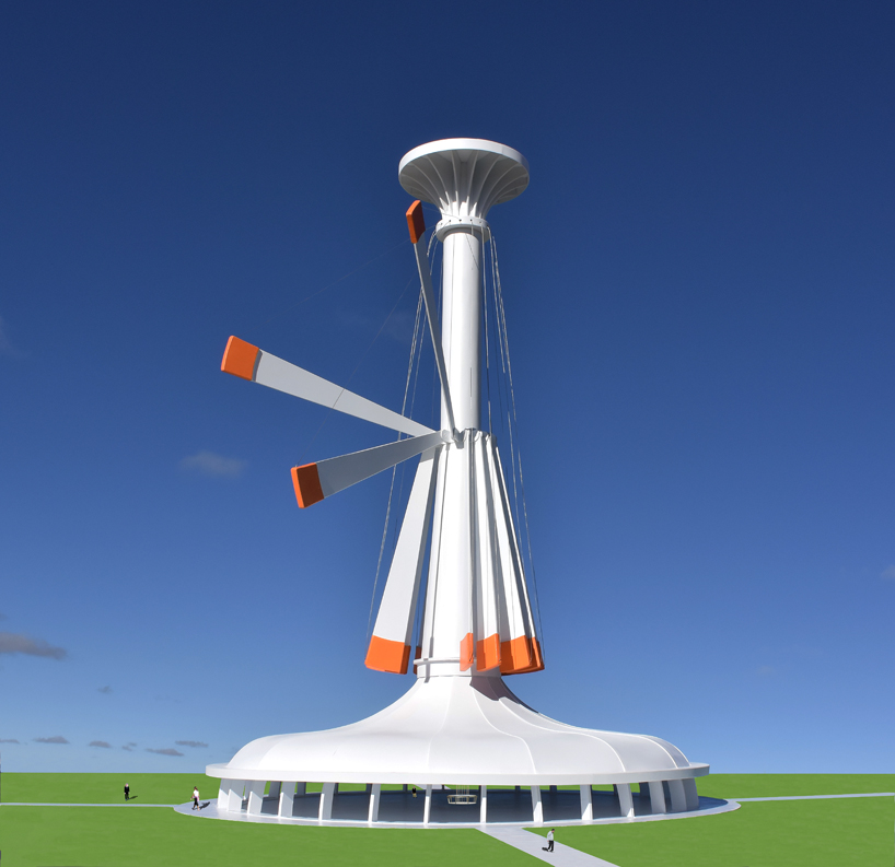 michael jantzen's solar and gravity powered art and science pavilion is a kinetic installation