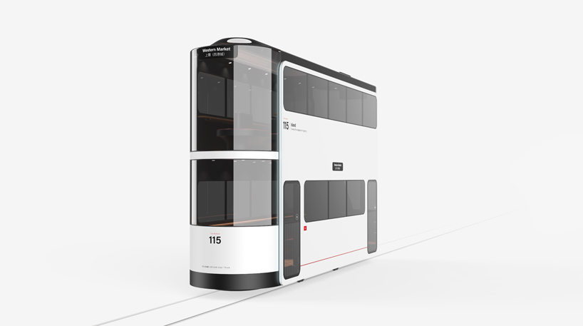 island double decker driverless tram for hong kong 2
