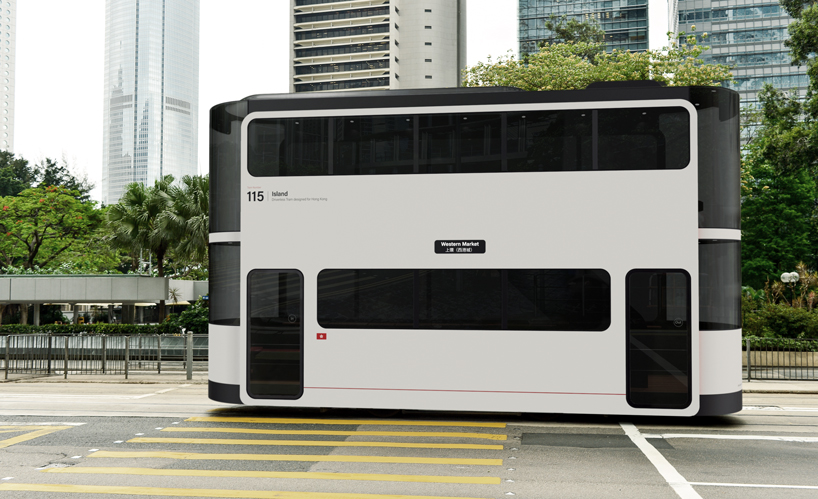 island double decker driverless tram for hong kong 9