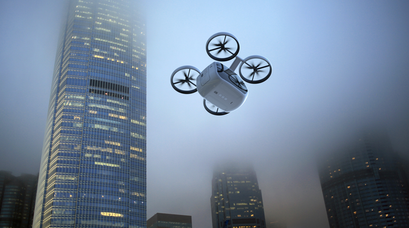 KITE is a passenger drone concept to connect the greater bay area designboom