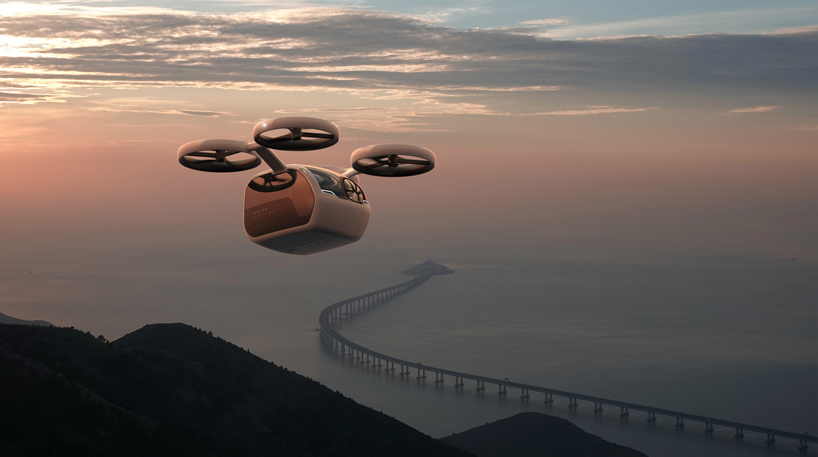 KITE is a passenger drone concept to connect the greater bay area designboom