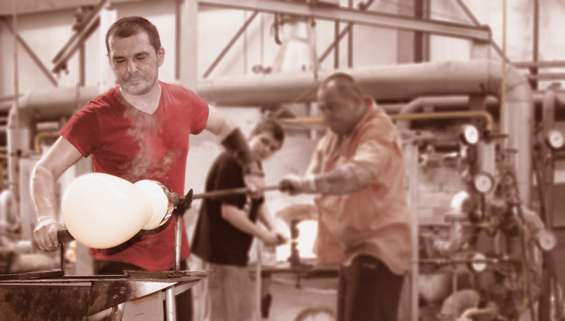 alain gilles chubby stool verreum designboom 