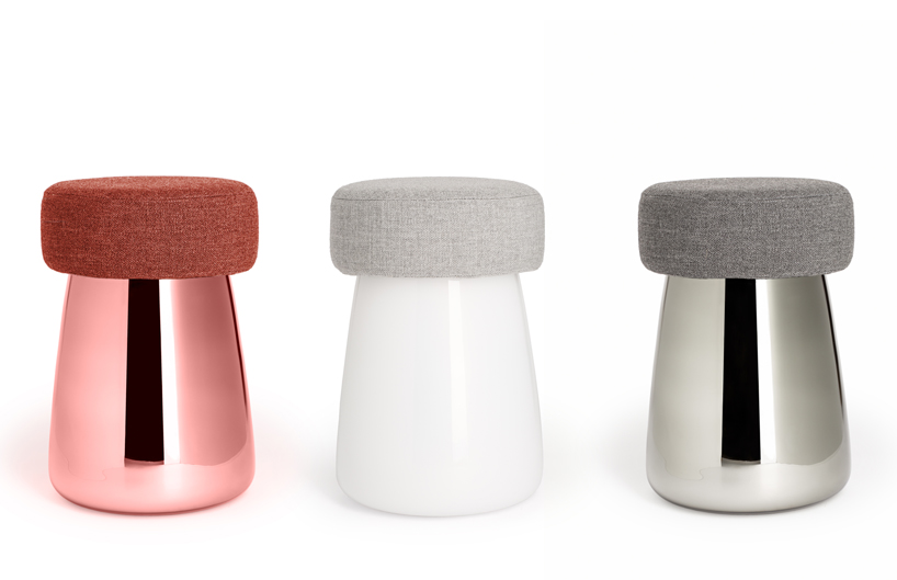 alain gilles chubby glass stool verreum designboom 