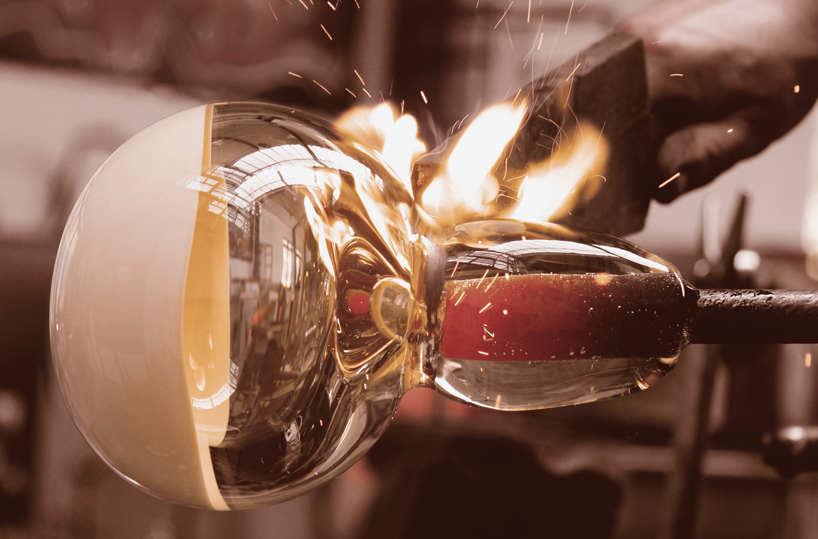 alain gilles chubby glass stool verreum designboom 