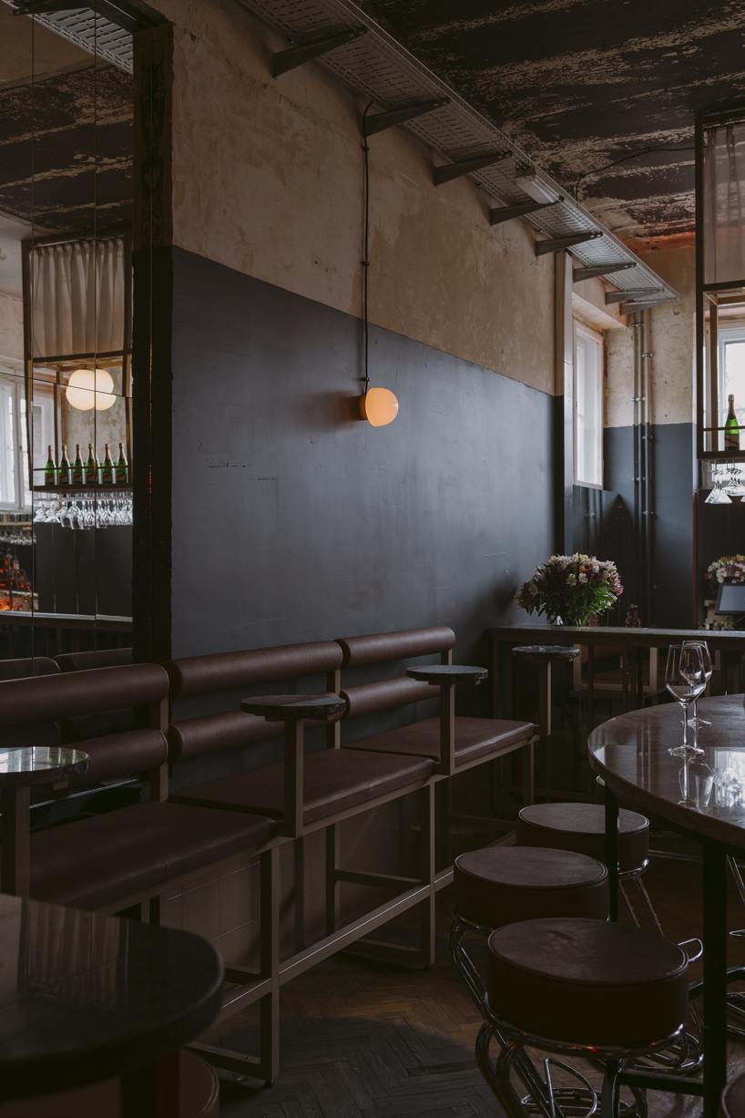 wiercinski studio mixes antiques with neon lighting to design vanity nightclub in poland designboom