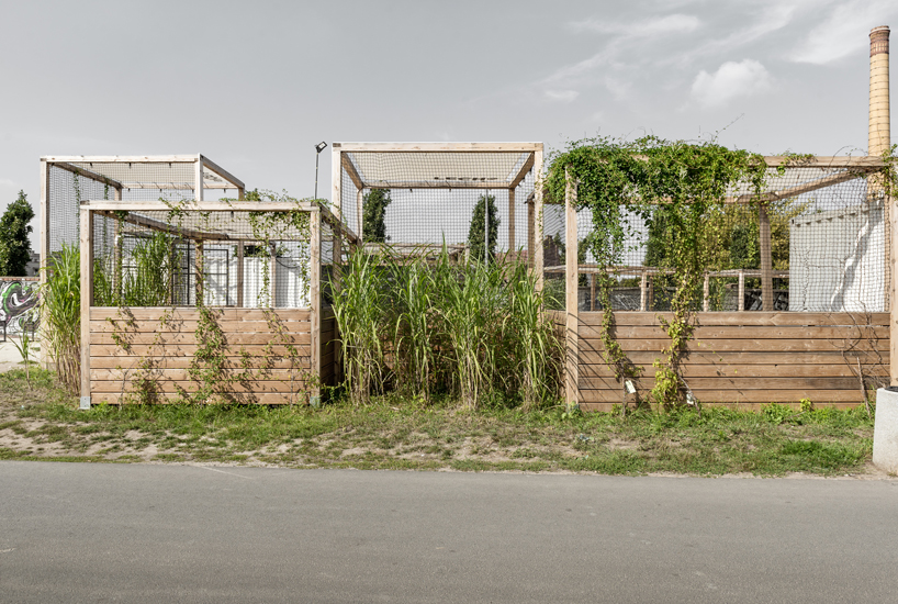 wiercinski studio recycles shipping containers for cultural center in poland designboom