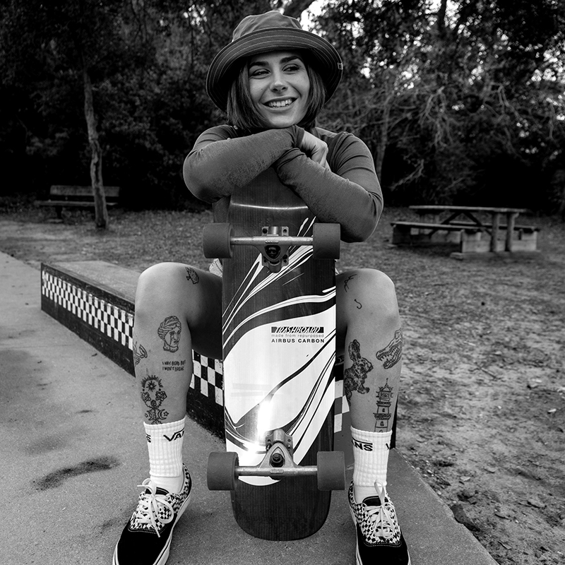 trashboard: a skateboard crafted from recycled airbus carbon and cardboard