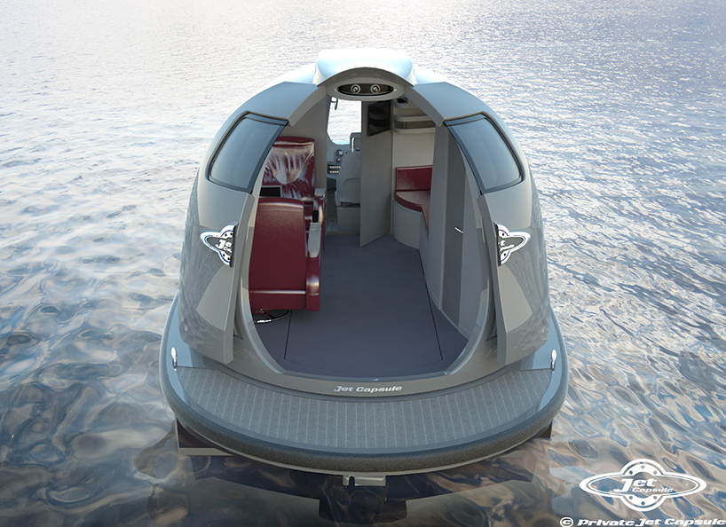 jet capsule water boats proposes private + taxi versions