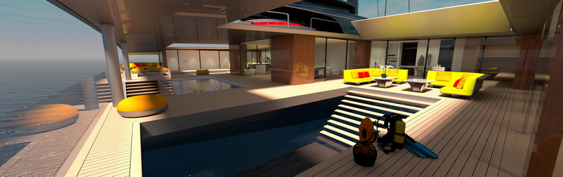 40-meter-long domus trimaran concept aspires to be the first truly zero-emission superyacht - 4