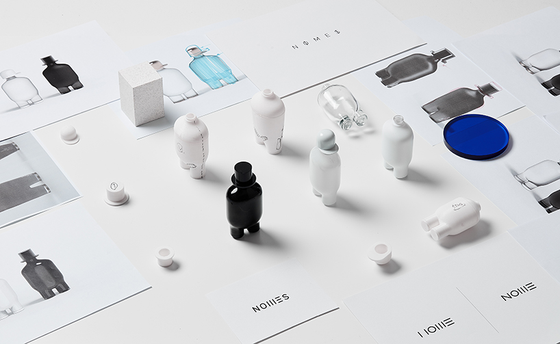 jiyoun kim studio creates human-shaped perfume bottles to represent time and money designboom