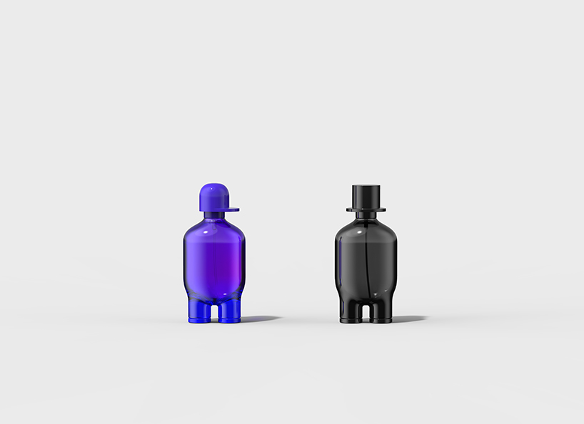 jiyoun kim studio creates human-shaped perfume bottles to represent time and money designboom