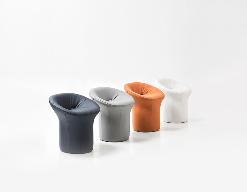  jiyoun kim studio debuts 'scooped' collection of monolithic stools + benches