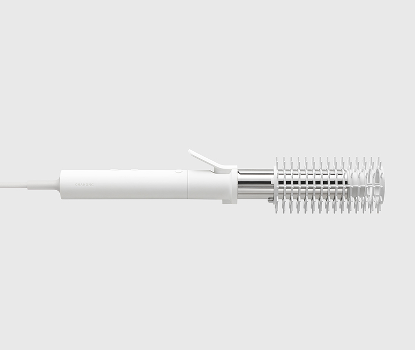 jiyoun kim introduces minimalist hair curler device for chahong 