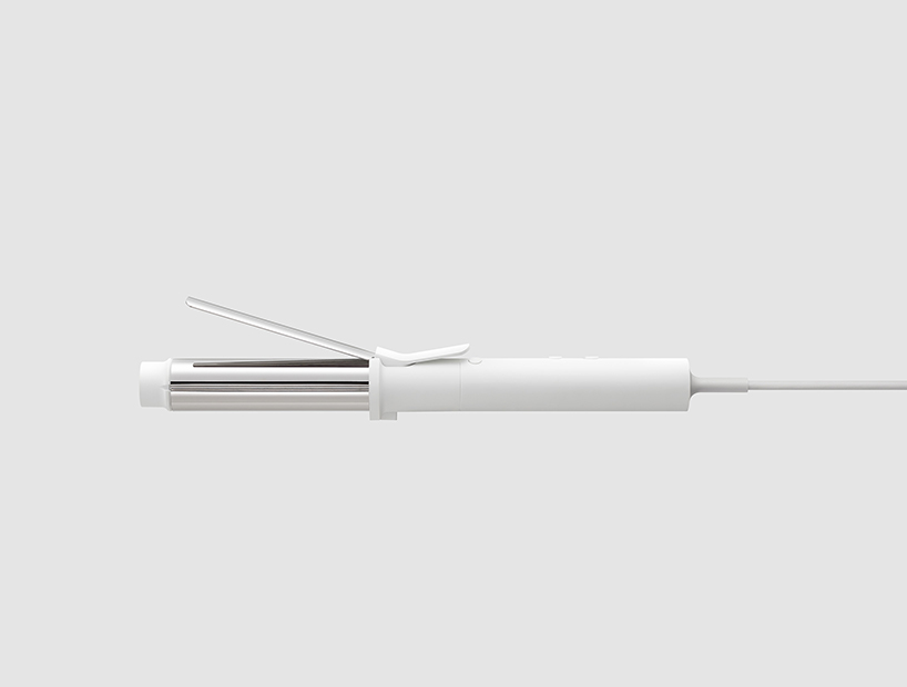 jiyoun kim introduces minimalist hair curler device for chahong 