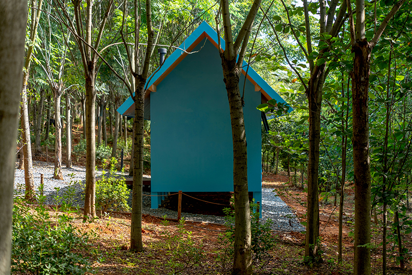 double slope roof tops wiki world's blue wooden cabin engulfed in chinese forest