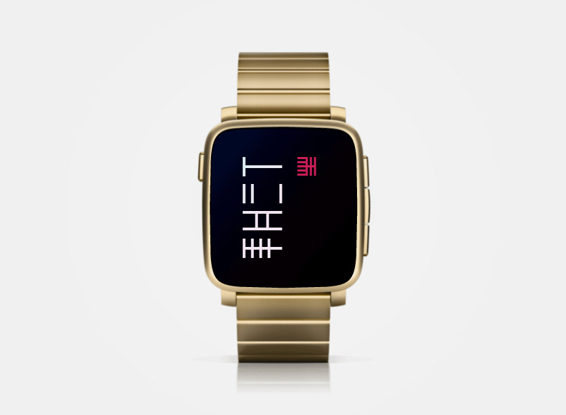 ttmm watchface pebble smartwatch time designboom