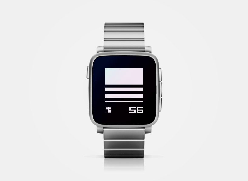 ttmm watchface pebble smartwatch time designboom