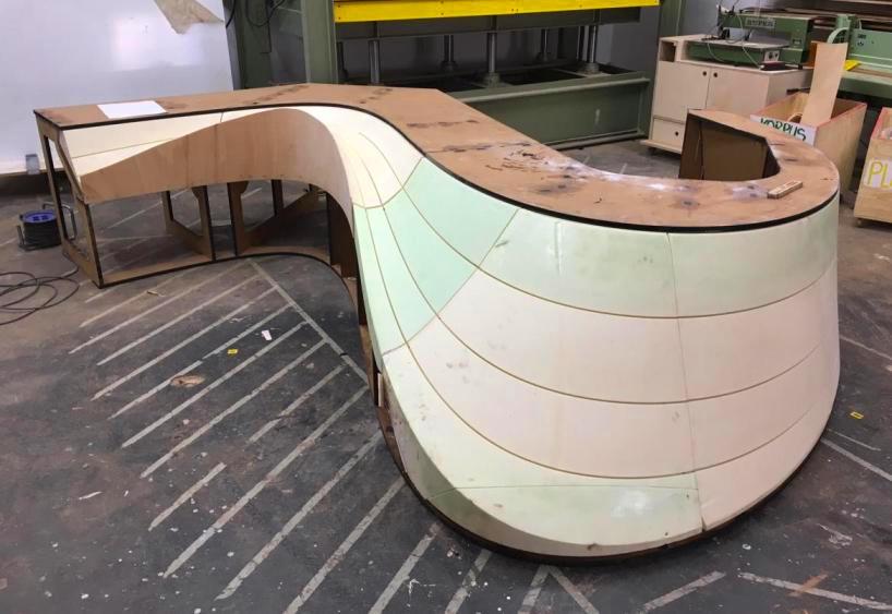 ross lovegrove in-formation alcantara imm cologne 2017 designboom 