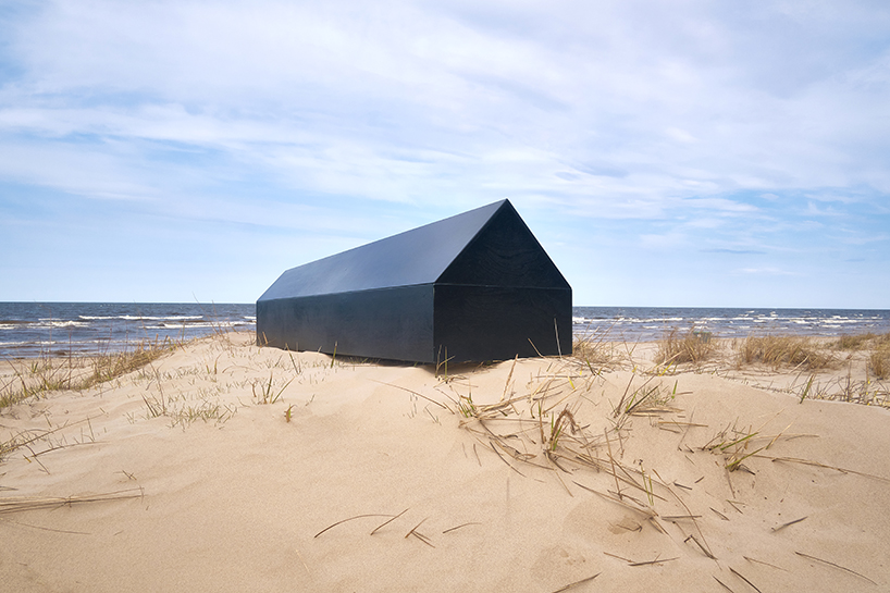NRJA designs a black, house-shaped coffin for architects designboom