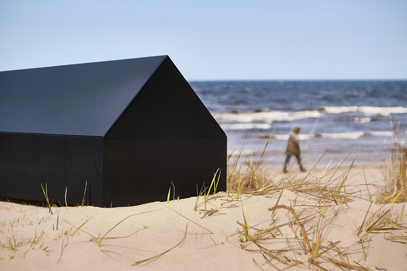 NRJA designs a black, house-shaped coffin for architects designboom