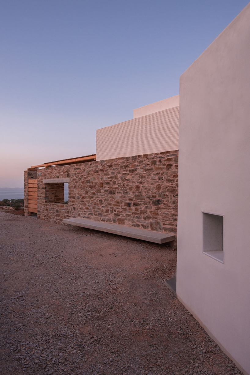 mc house is a summer retreat embedded in the mediterranean landscape in greece 12