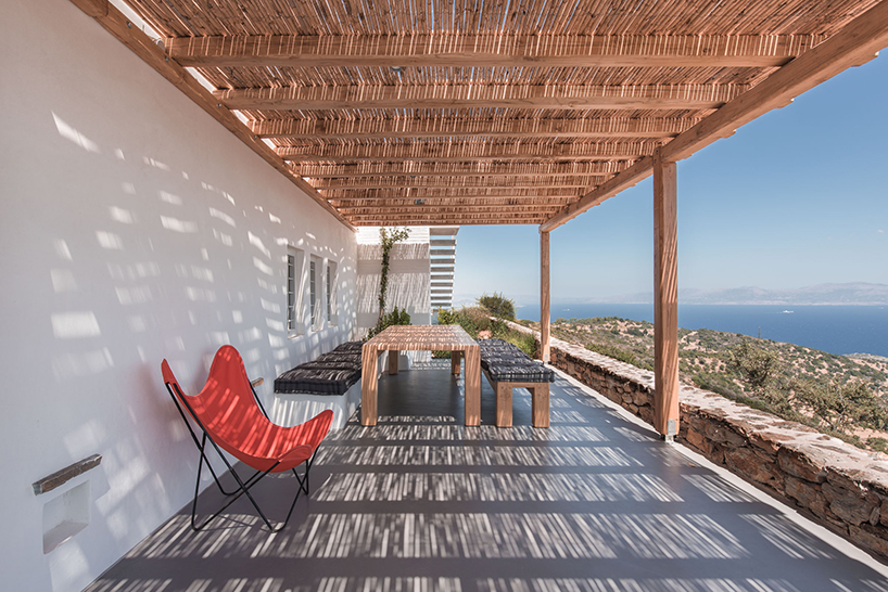 mc house is a summer retreat embedded in the mediterranean landscape in greece 7