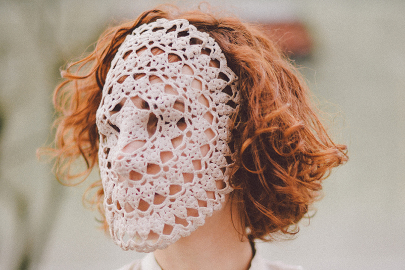 francesca lombardi giacomo favilla doily masks portraits designboom