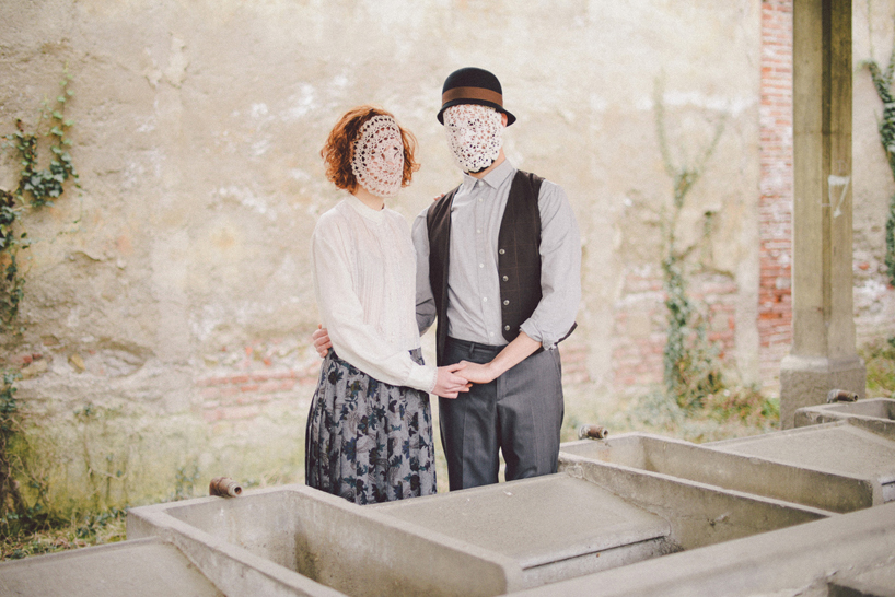 francesca lombardi and giacomo favilla present doily masks portraits - 4
